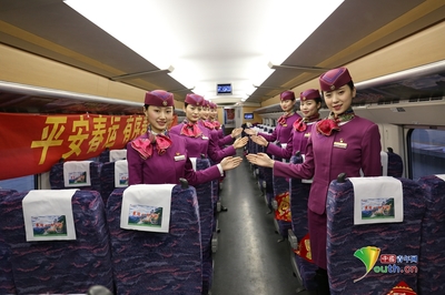 重慶“動(dòng)妹”布置溫馨車廂，倒計(jì)時(shí)進(jìn)入“春運(yùn)時(shí)間”